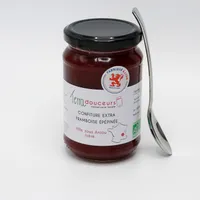 Confitures extra framboise épépinée bio