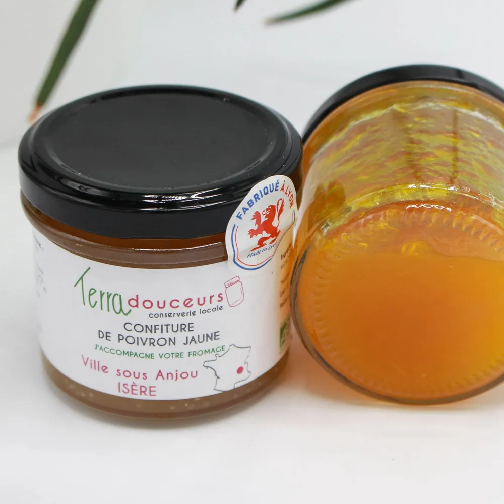 Confiture extra poivron rouge ou jaune
