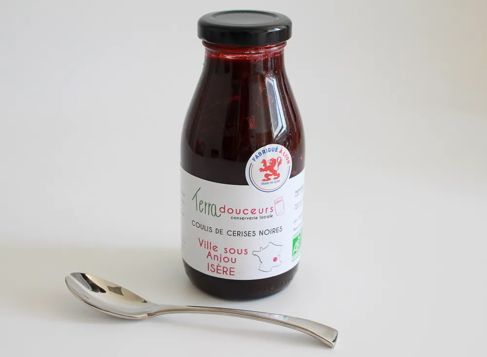 Coulis cerise bio