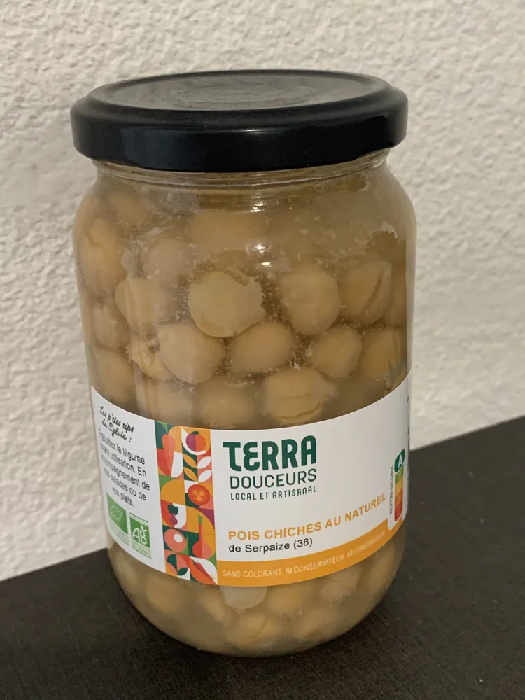Pois chiches au naturel