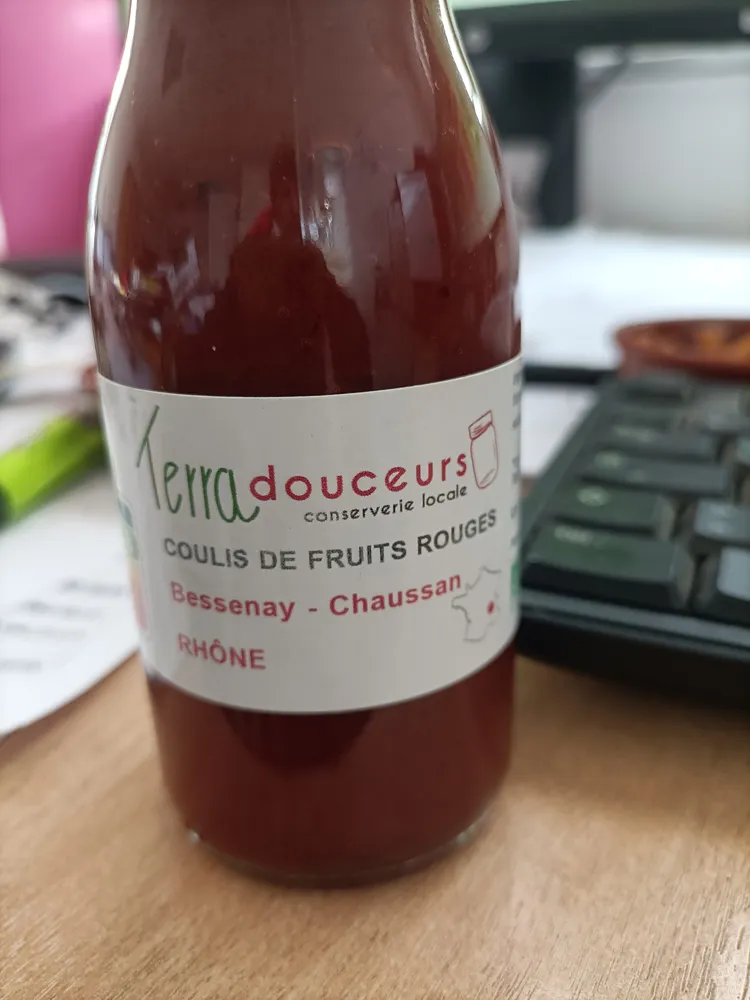 coulis de fruits rouges
