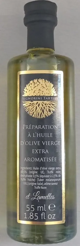 Préparation à l huile d olive vierge extra aromatisée