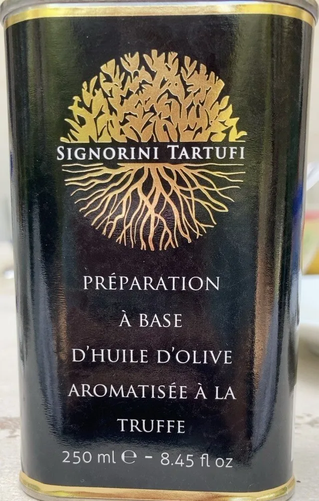 Préparation à base d’olive aromatisée à la truffe