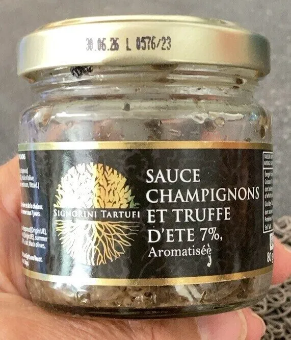 Sauce champignons et truffe d'été