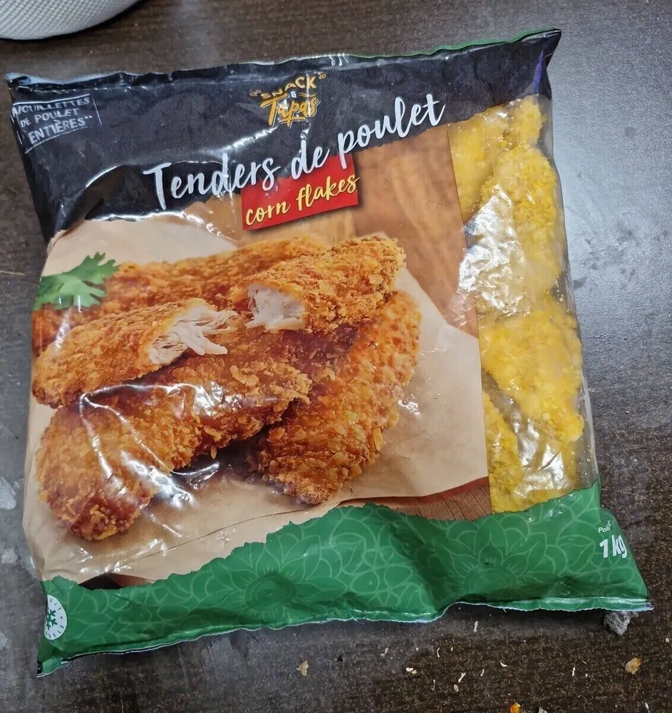 Tenders de poulet corn flakes