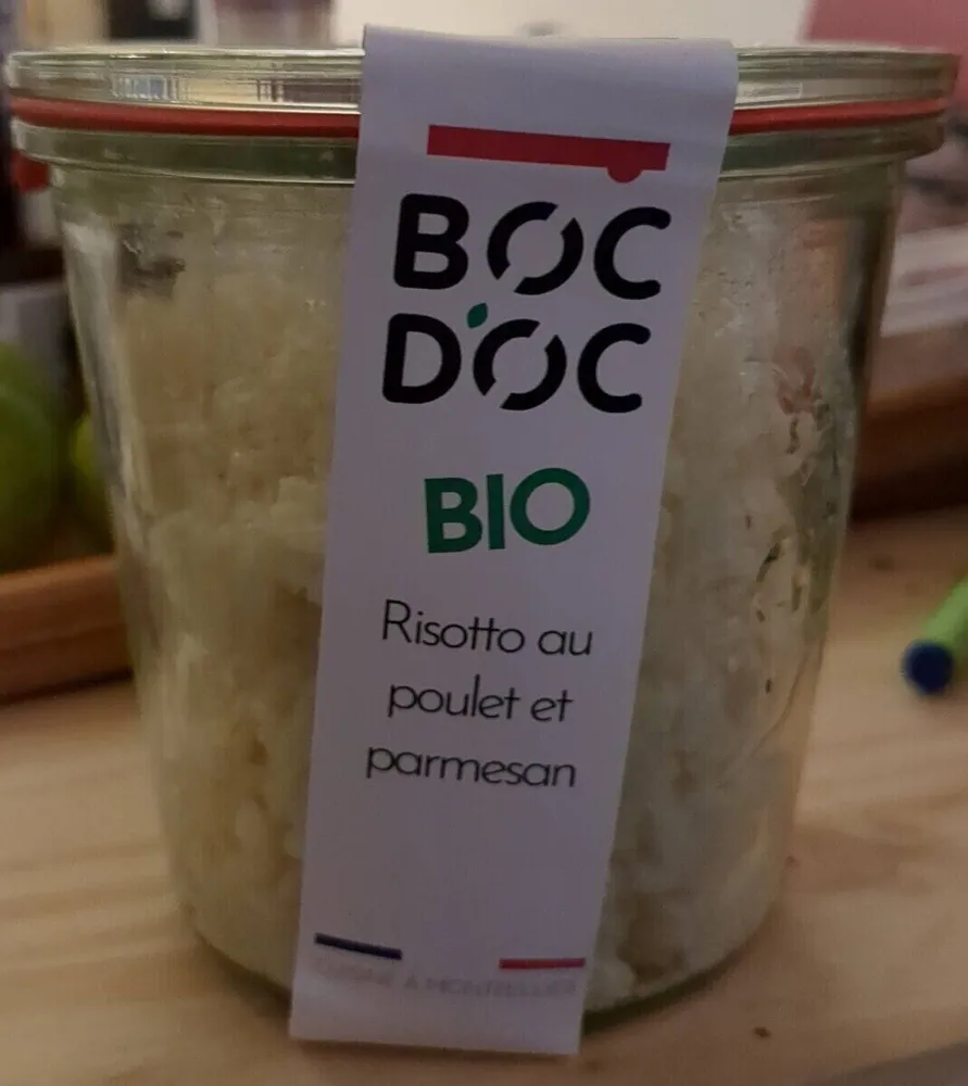 Risotto au poulet et parmesan