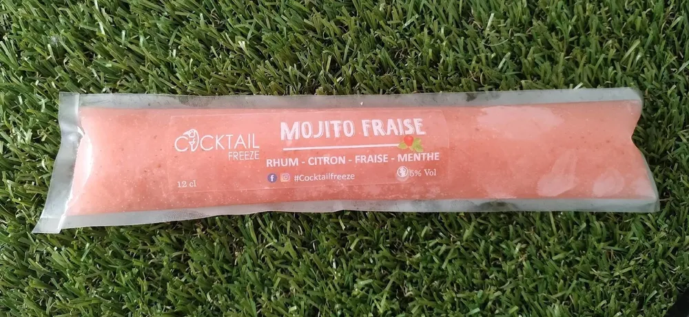 Bâtonnet glacé mojito fraise