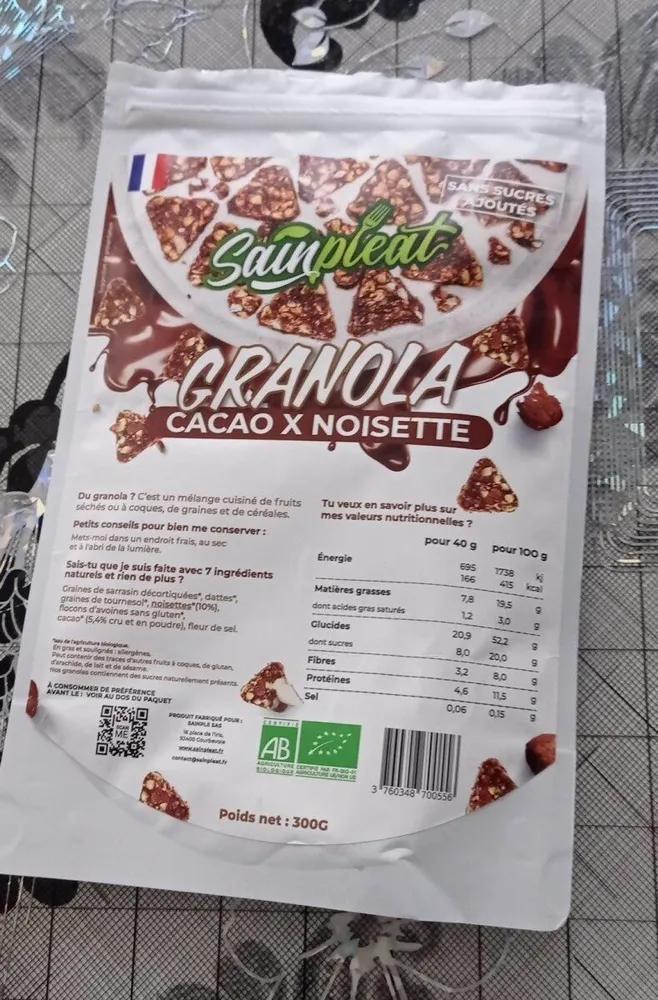Granola cacao Noisette