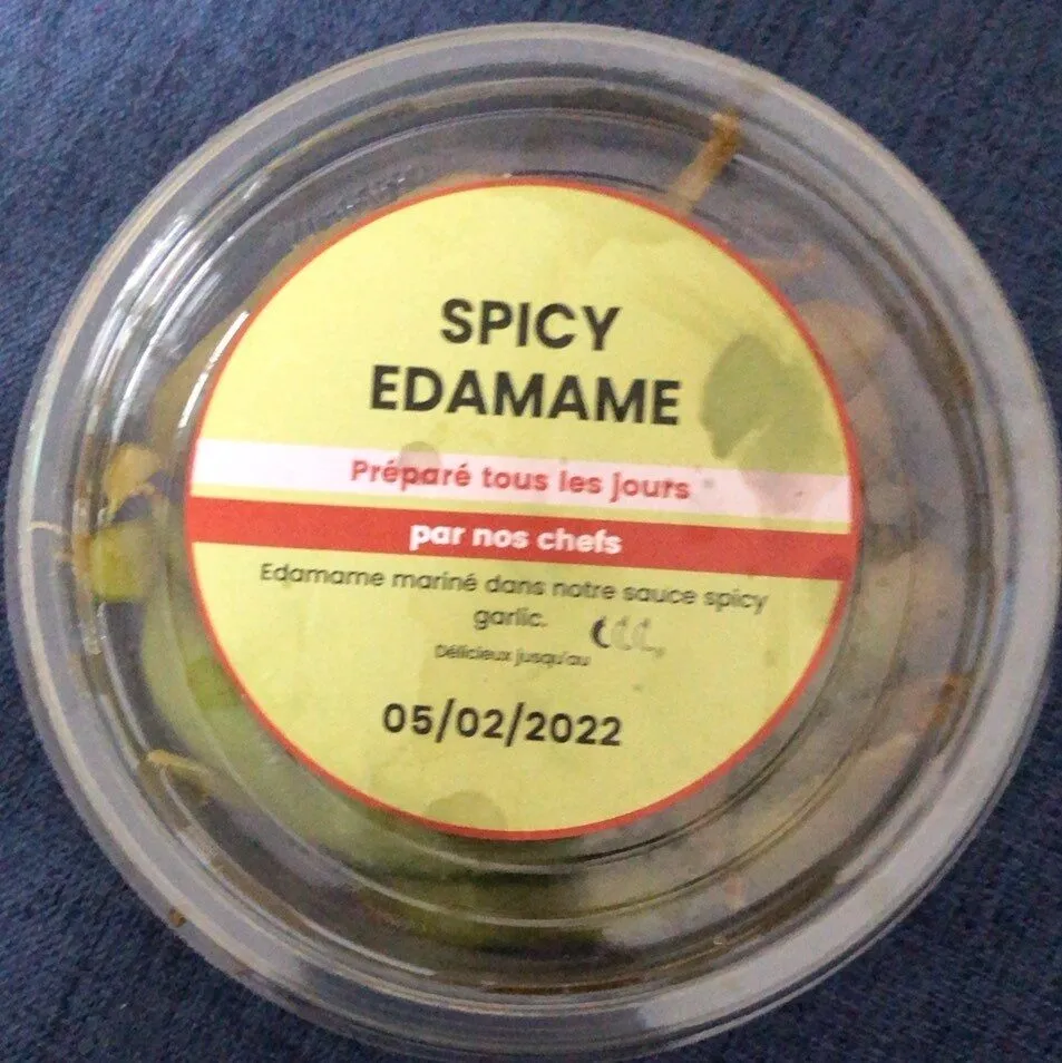 Spicy edamame