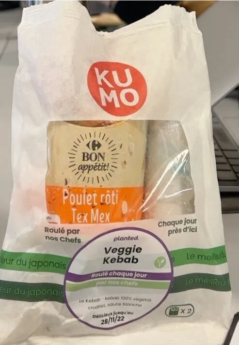 Veggie kebab