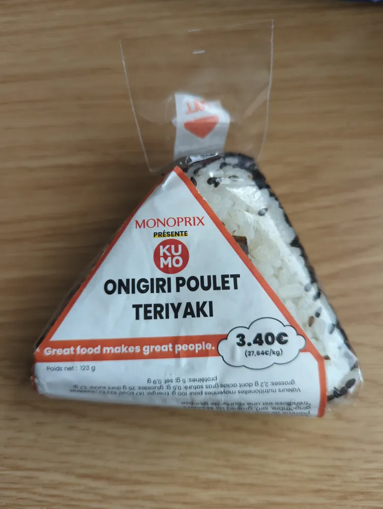 Onigiri Poulet Teriyaki