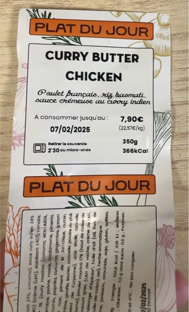 CURRY BUTTER CHICKEN - Kumo