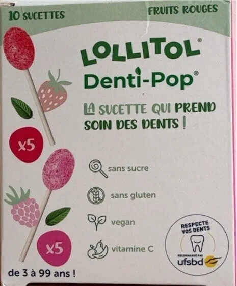 Sucette fruits rouges