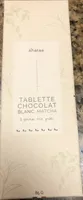 Tablette chocolat blanc, matcha