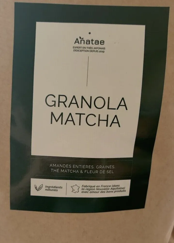 Granola au matcha