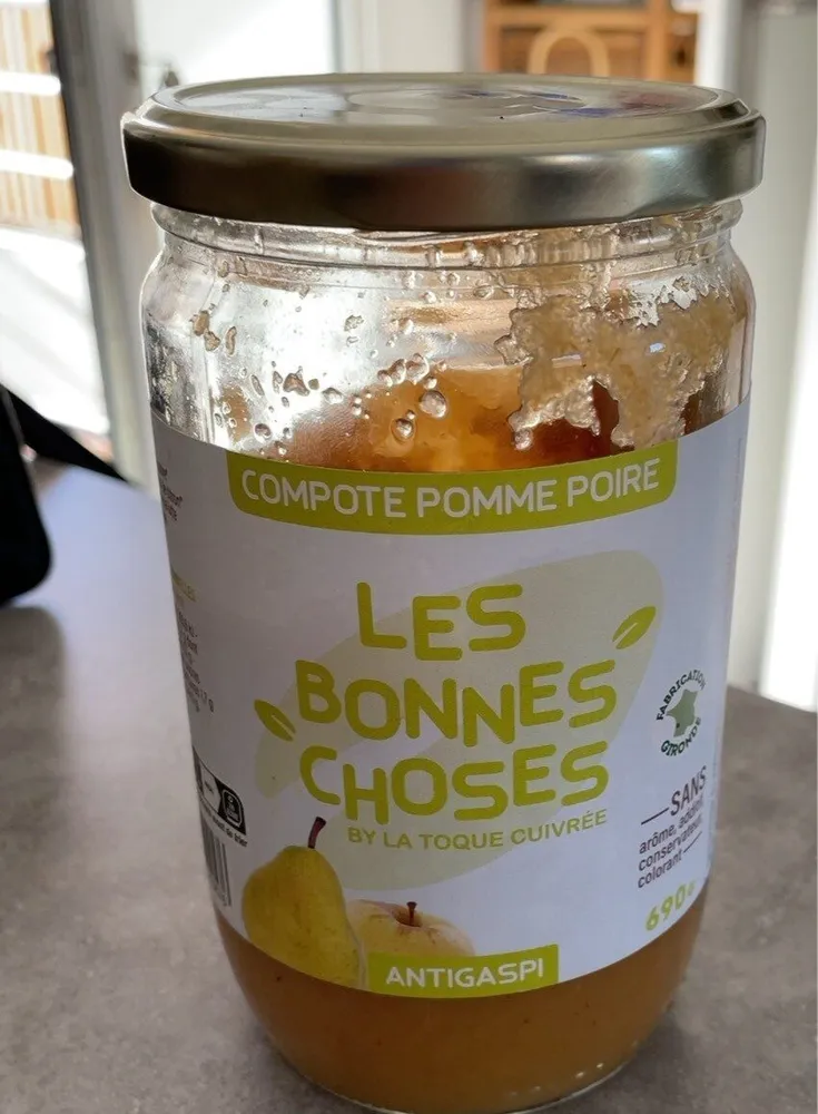 Compote pomme poire