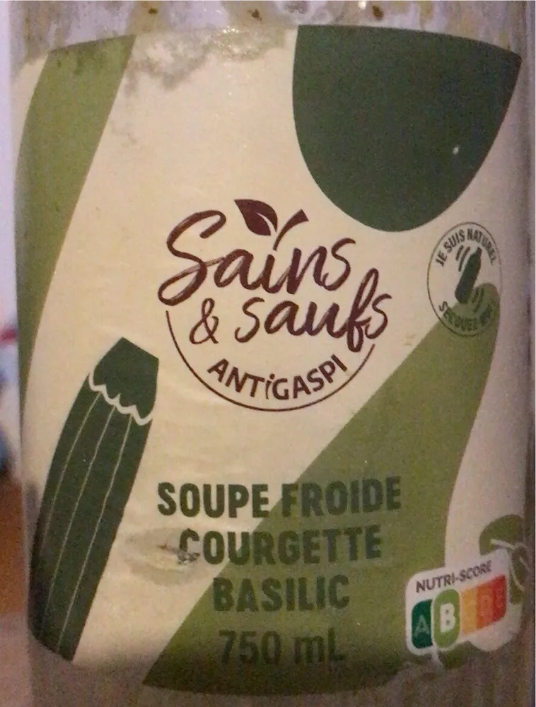 Soupe froide Courgette Basilic