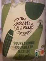 Soupe froide Courgette Basilic