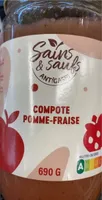 Compote pomme fraise