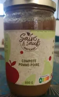 Compote pomme poire