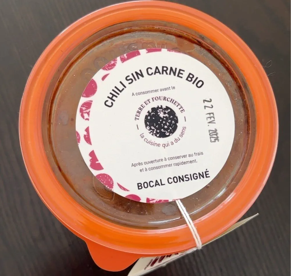 Chili sin carne bio