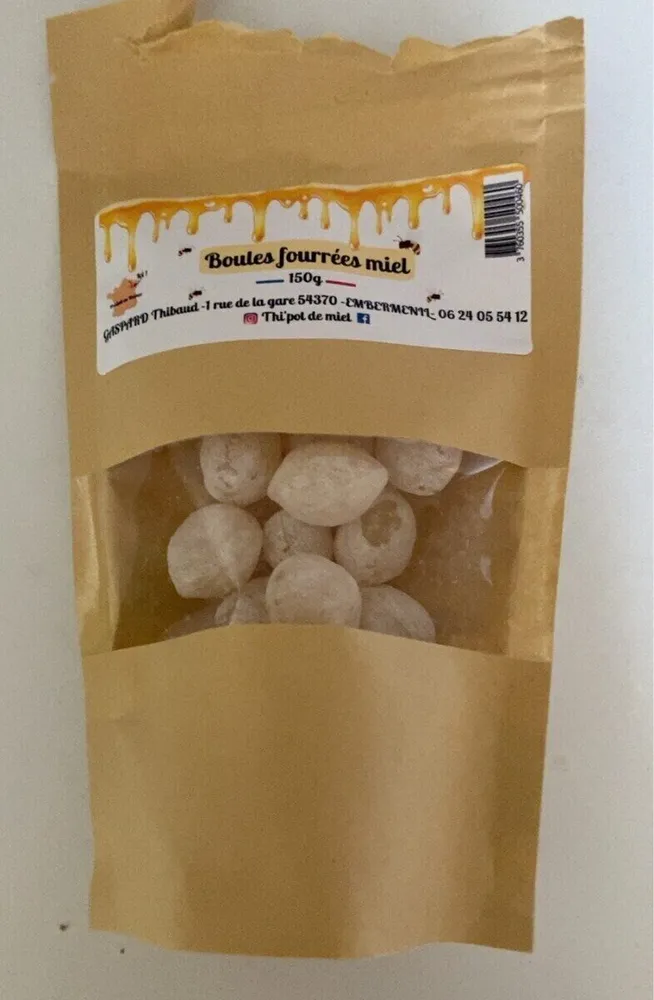 Boules fourrées miel