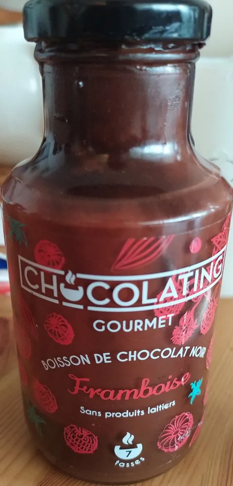 Boisson de chocolat noir Framboise