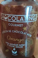 Boisson de chocolat noir Orange