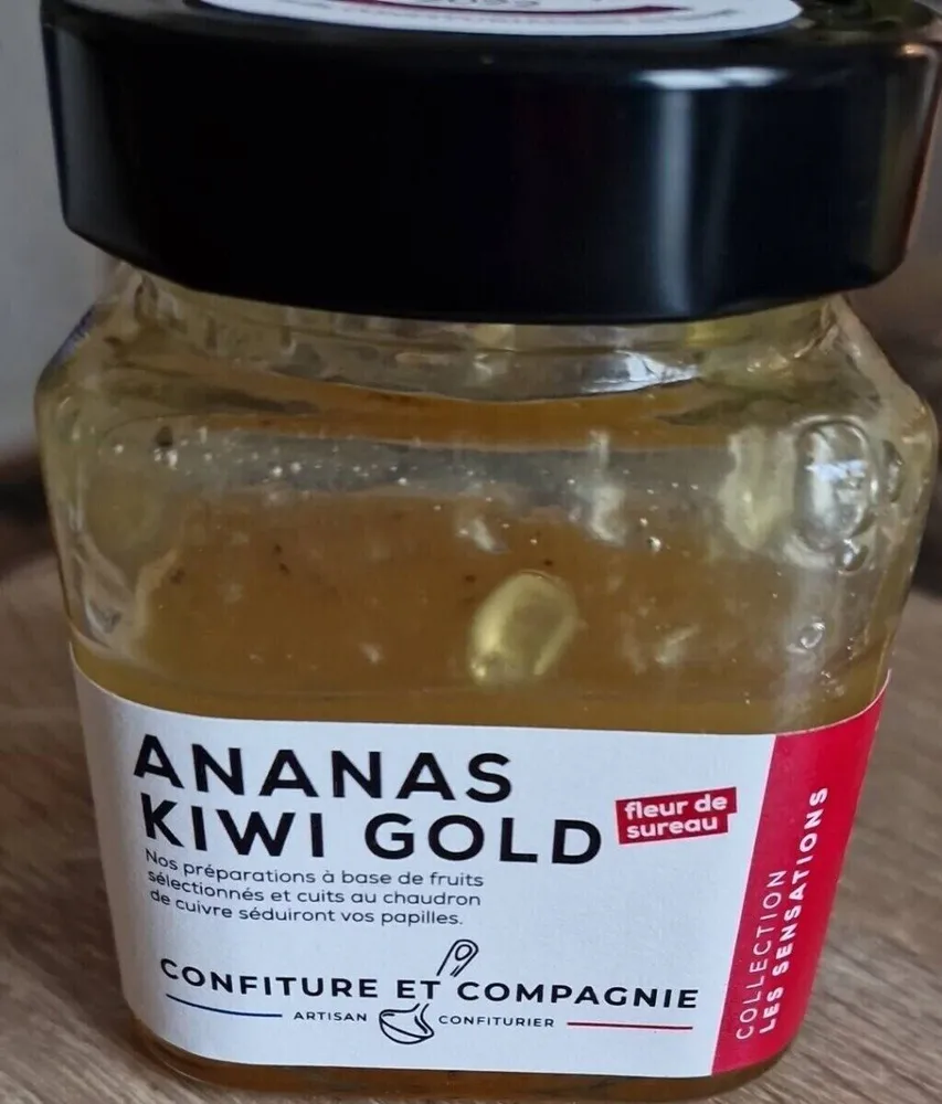 Confiture ananas kiwi gold