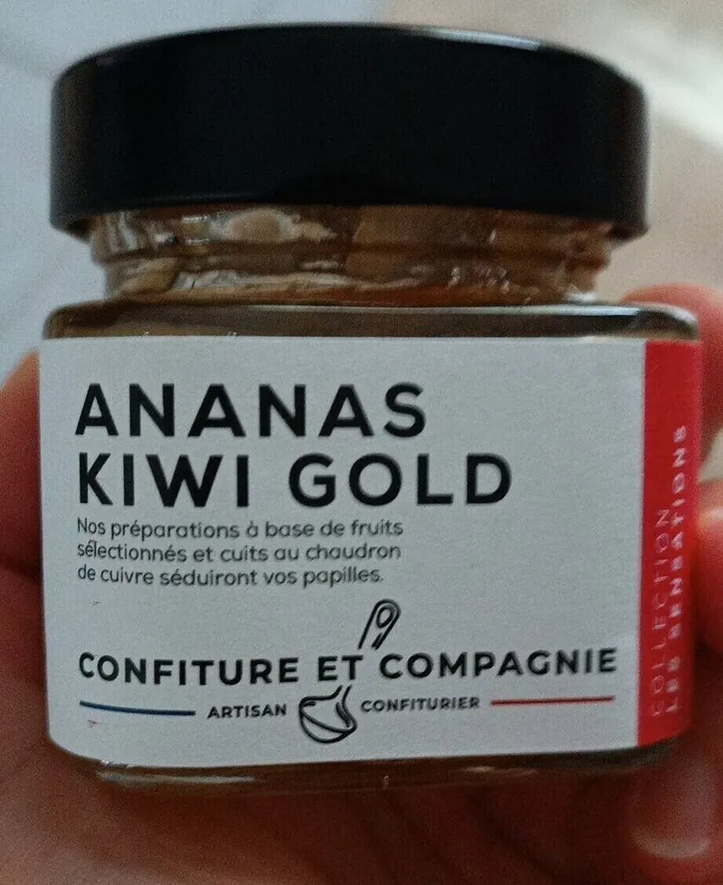 Confiture ananas kiwi gold