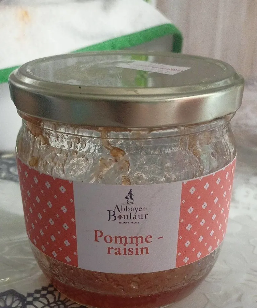 Confiture pomme-raisin