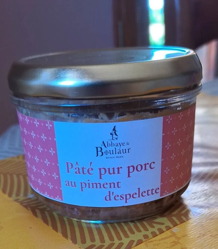 Pâté pur porc au piment d'espelette