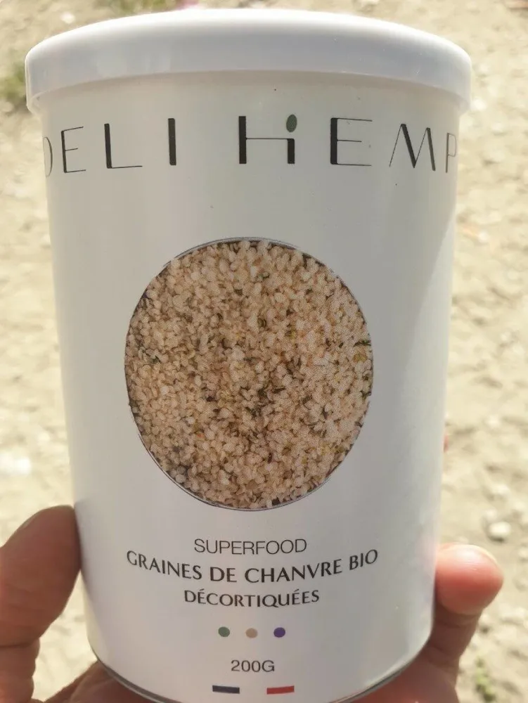 Graines de chanvre décortiquées bio