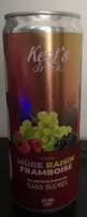 Boisson CBD, mûre raisin framboise