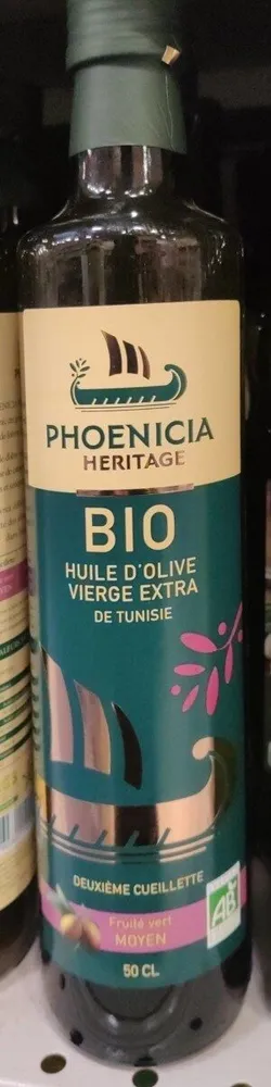 Huile d'olive vierge extra bio de Tunisie