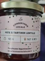 Pâte à tartiner lentille