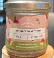Tartinade Navet Thym