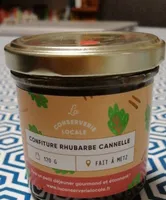 Confiture rhubarbe cannelle