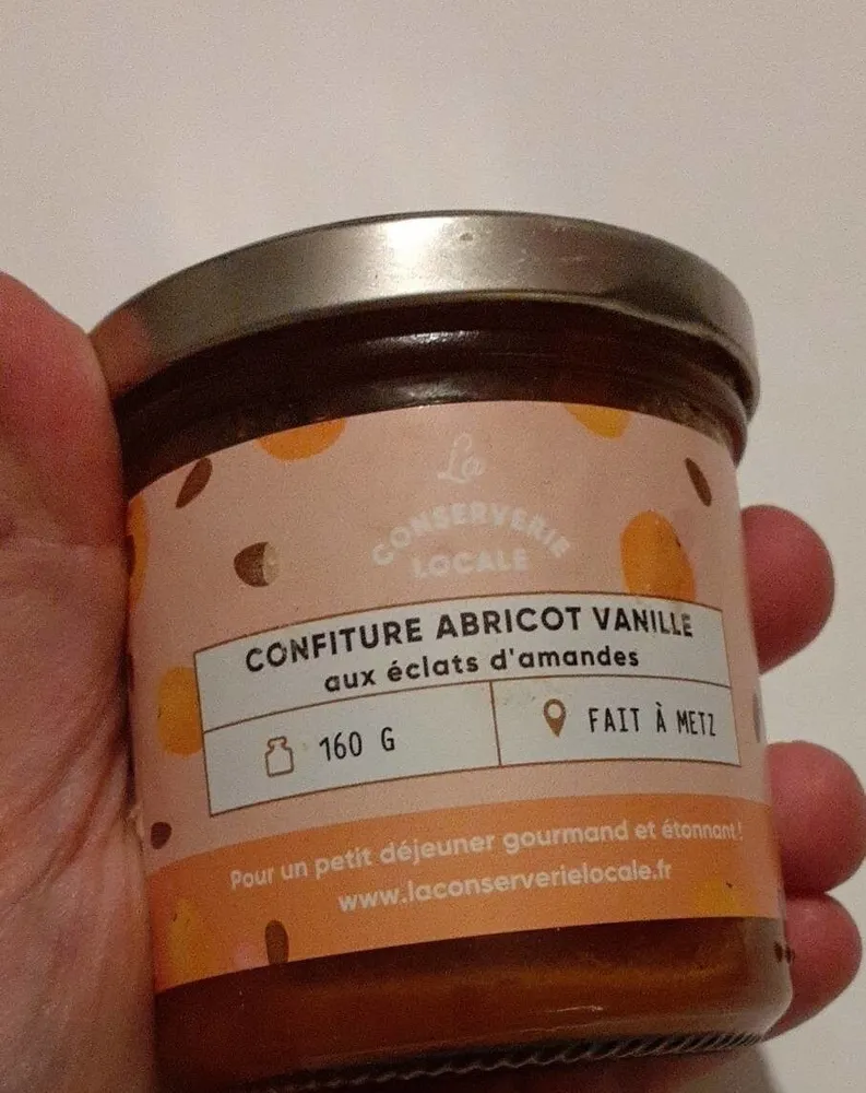 Confiture Abricot / Vanille aux éclats d'amandes