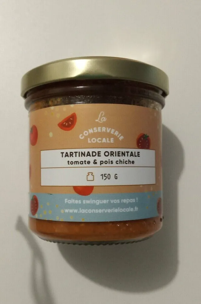 TARTINADE ORIENTALE tomate & pois chiche
