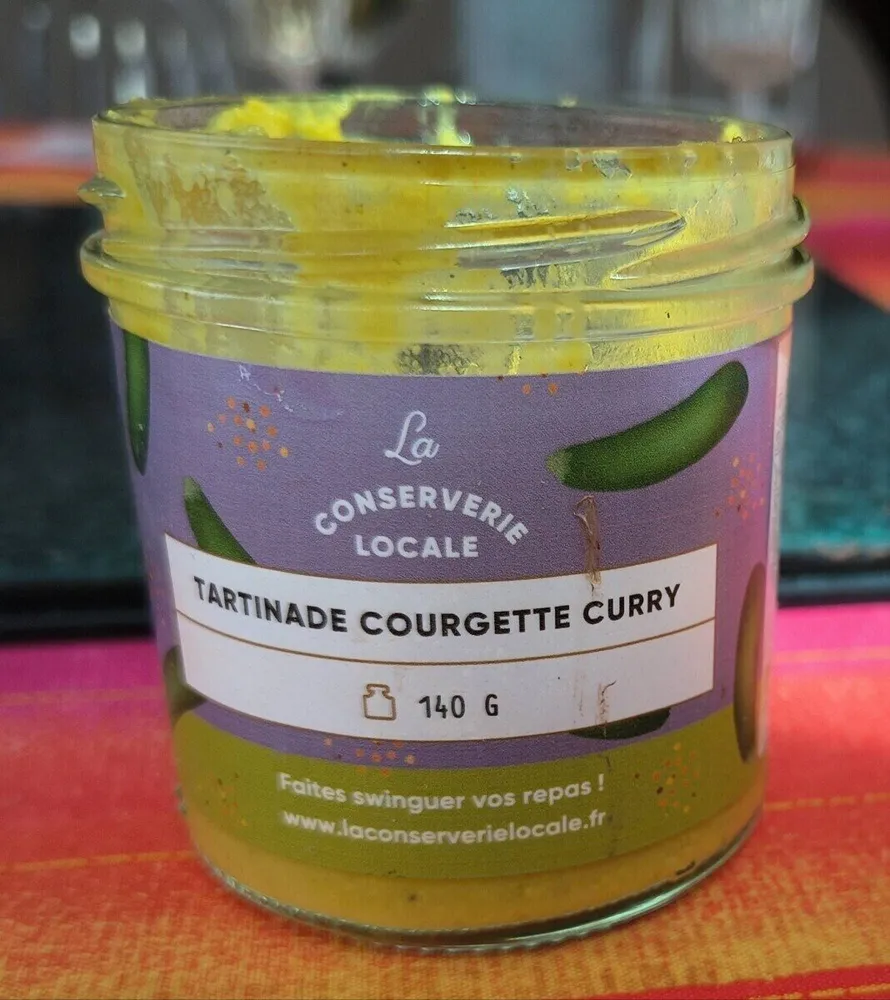 Tartinade courgette curry