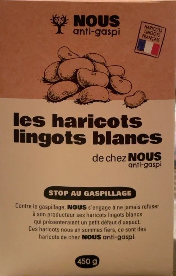 Les haricots lingots blancs
