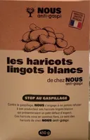 Les haricots lingots blancs