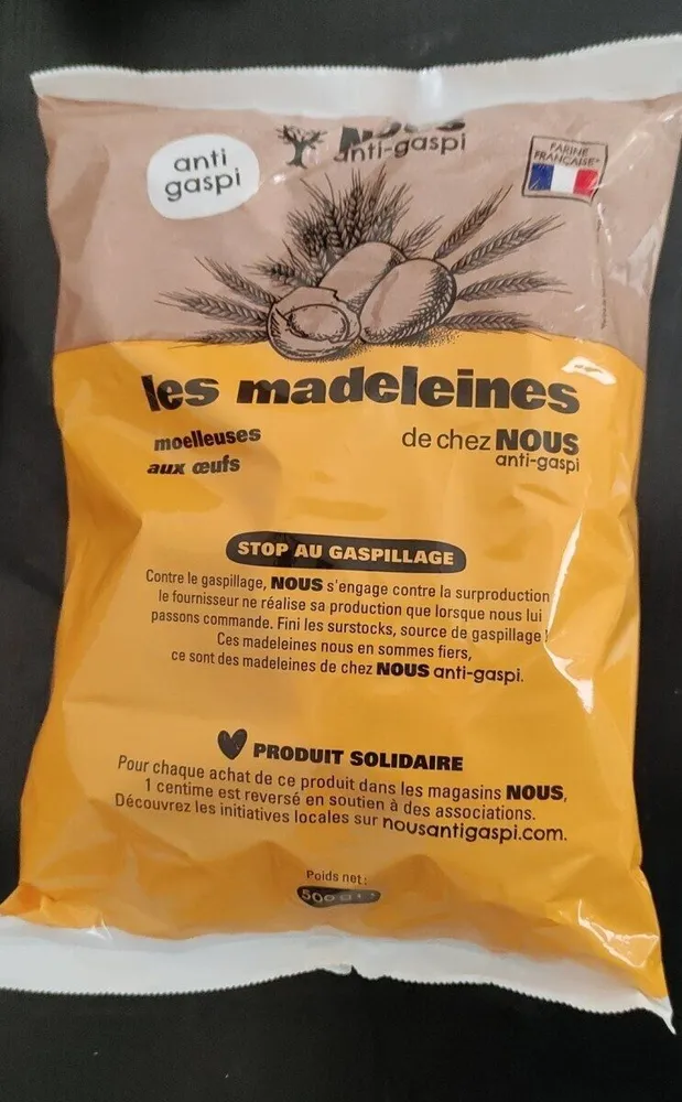 Les madeleines moelleuses aux oeufs