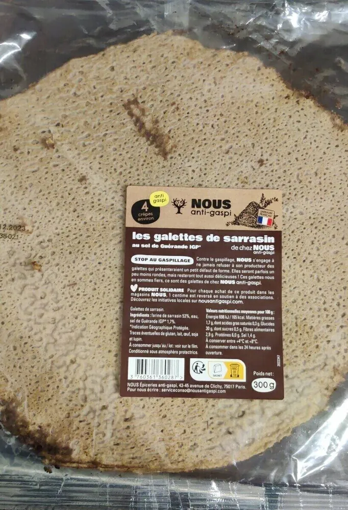 Les galettes de sarrasin