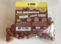Les noisettes décortiquées