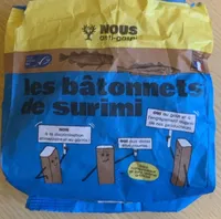 Les batonnets de surimi