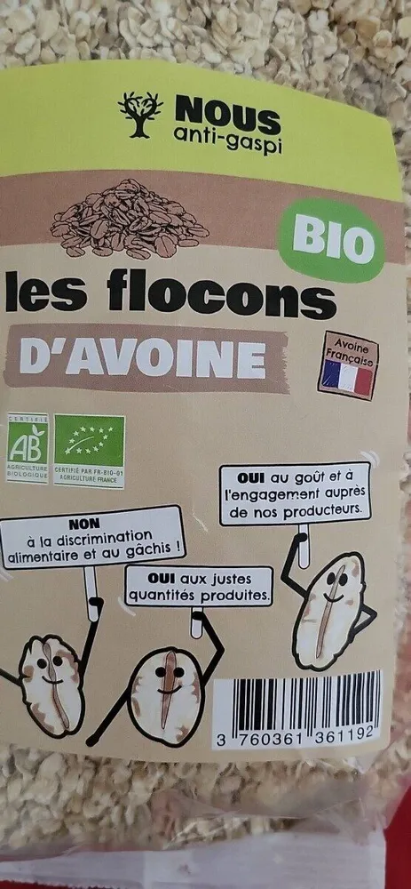 Les flocons d'avoine