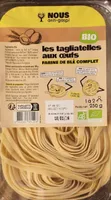 Tagliatelle aux œufs