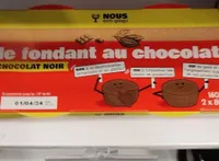 Le fondant au chocolat